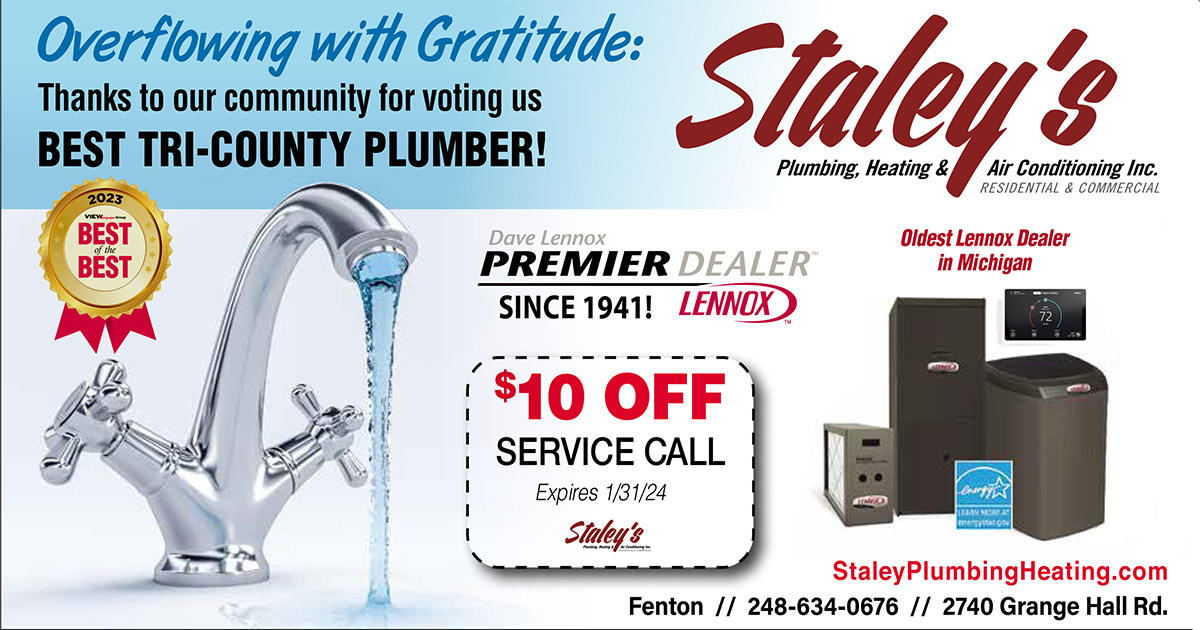 Tri County News voted best plumber